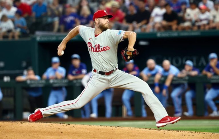 Phillies’ Zach Wheeler out for the year with thoracic outlet syndrome