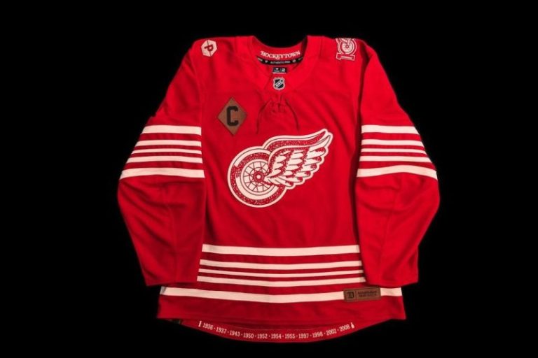 Red Wings unveil 2025-26 centennial uniforms: Take a look