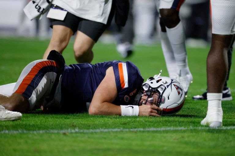 Chandler Morris injury update: Virginia QB exits game after big hit