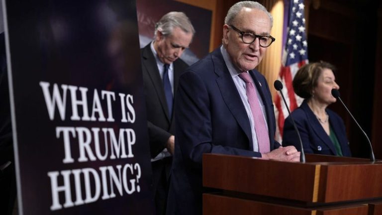 Schumer moves to force Senate to take legal action against DOJ, Trump admin over Epstein doc dump