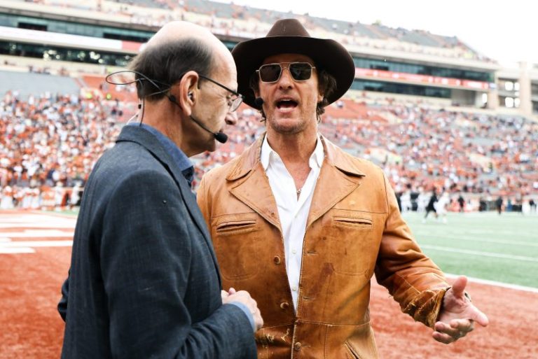 College football season on road: Celebrities, a cockroach, beer with Captain Picard
