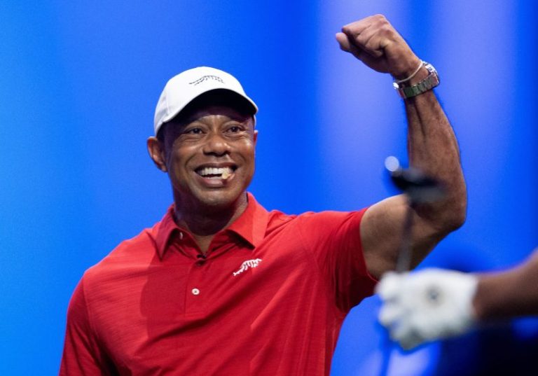 Watch Tiger Woods lose his mind after TGL hole-in-one